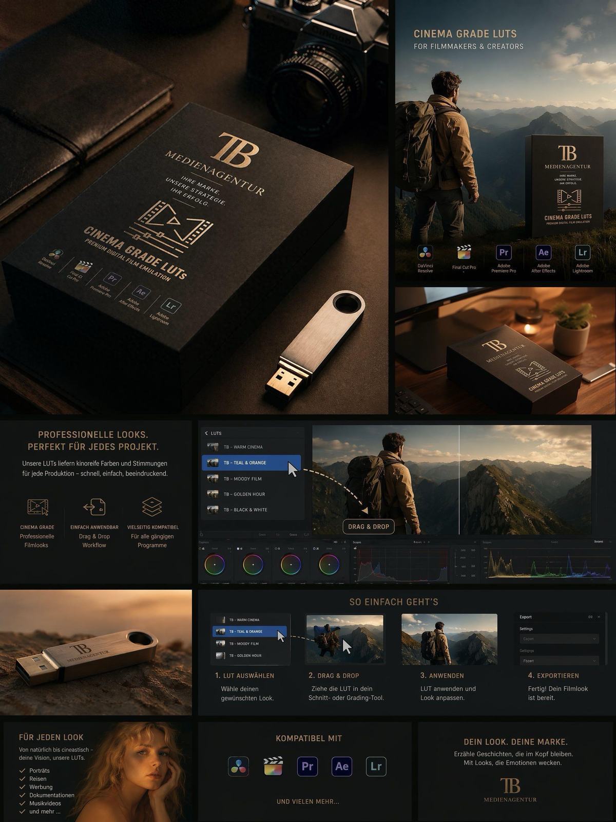 TB Cinema LUTs – Für Filmmaker und Creators
